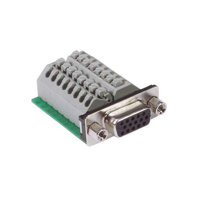 CONN D-SUB HD RCPT 15POS R/A