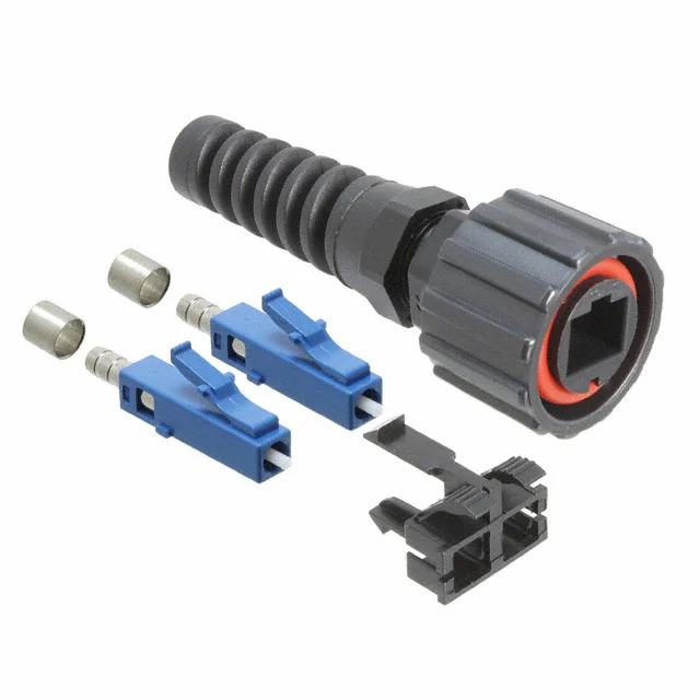 CONN FIBER LC PLUG DUPLX