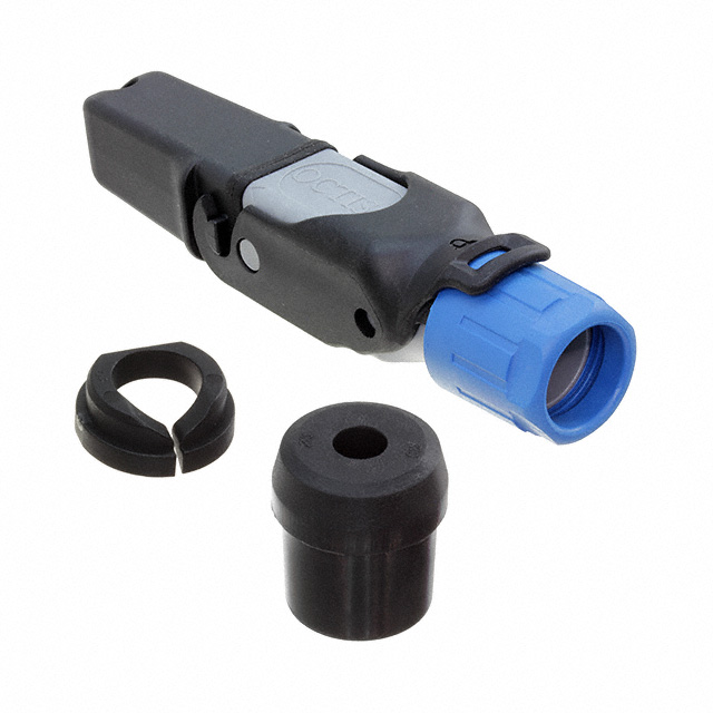 CONN FBR OPTIC PLUG HSG FOR LC