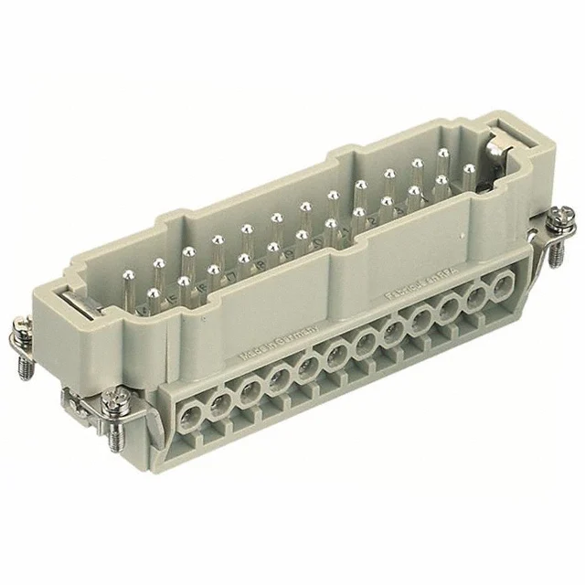 INSERT MALE 24POS+1GND SCREW