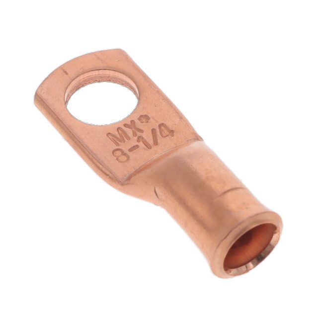 CONN RING FLAT 8AWG #1/4 CRIMP