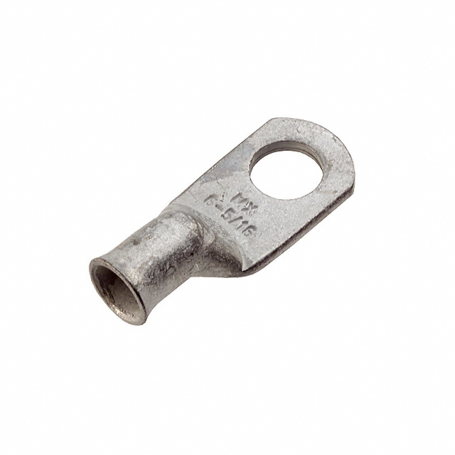 CONN RING FLAT 6AWG #5/16 CRIMP