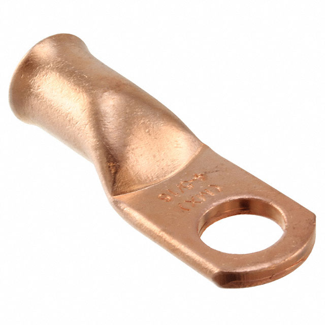 CONN RING FLAT 4AWG #5/16 CRIMP