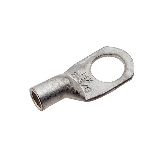 CONN RING FLAT 8AWG #3/8 CRIMP
