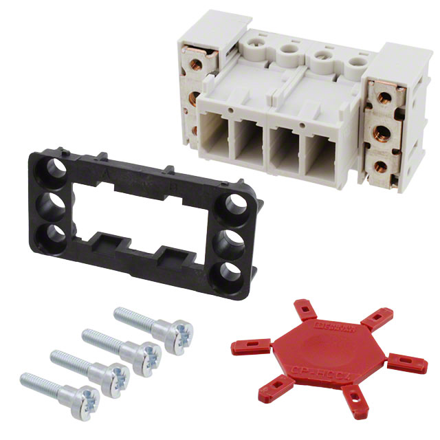 CONN FRAME AND INSERT 3+GND