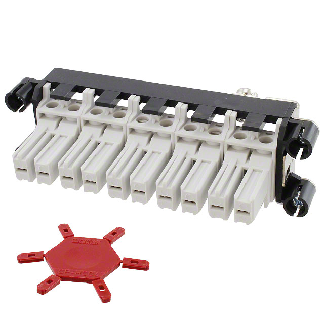 CONN FRAME AND INSERT 9+GND