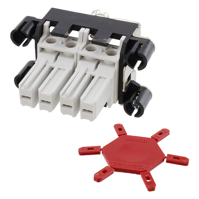 CONN FRAME AND INSERT 3+GND