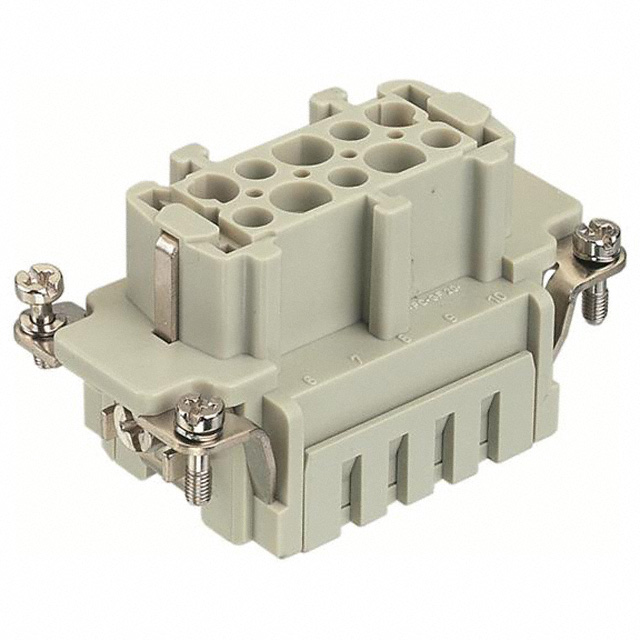 INSERT FEMALE 10POS+1GND PUSH IN