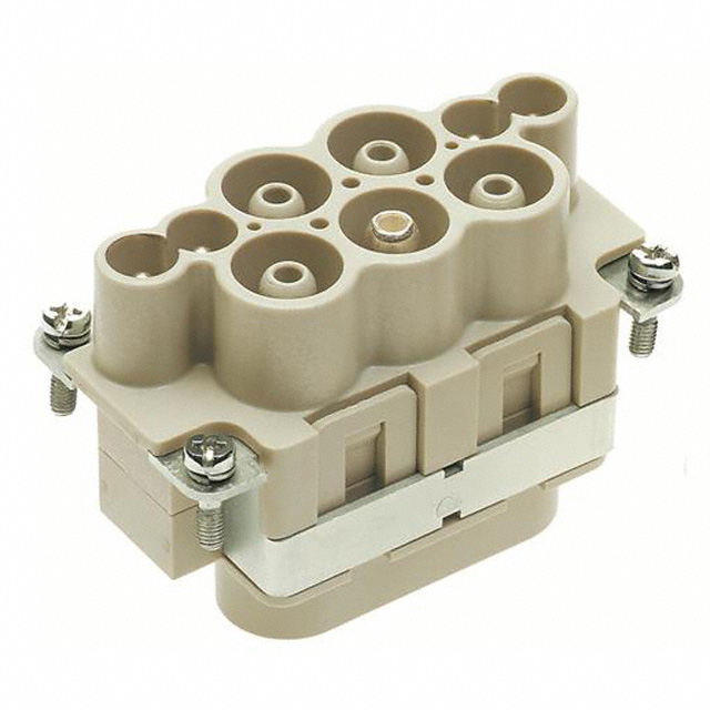 INSERT MALE 4+4POS+1GND PUSH IN