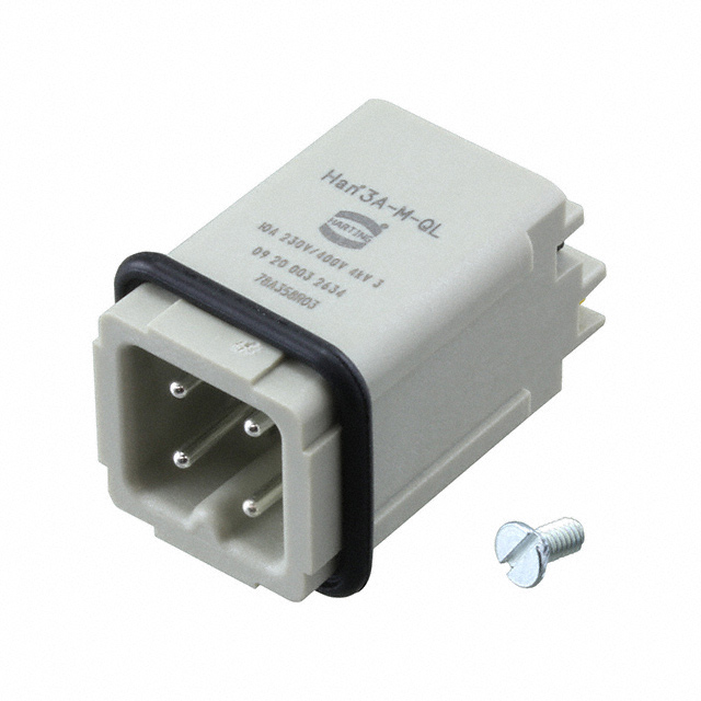 INSERT MALE 3POS+1GND PUSH IN