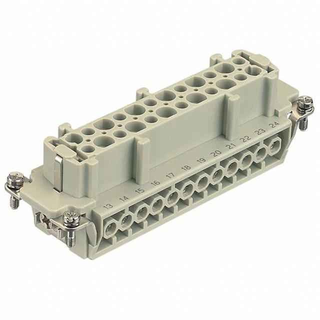 INSERT FEMALE 24POS+1GND SCREW