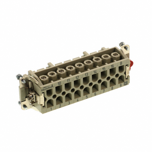 INSERT FEMALE 16+2POS+1GND SCREW