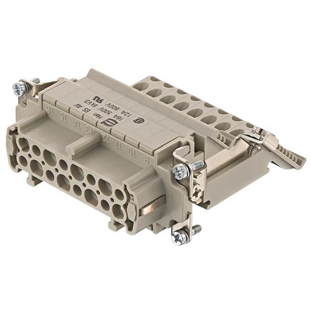 INSERT FMALE 16P+1GND TERM BLOCK