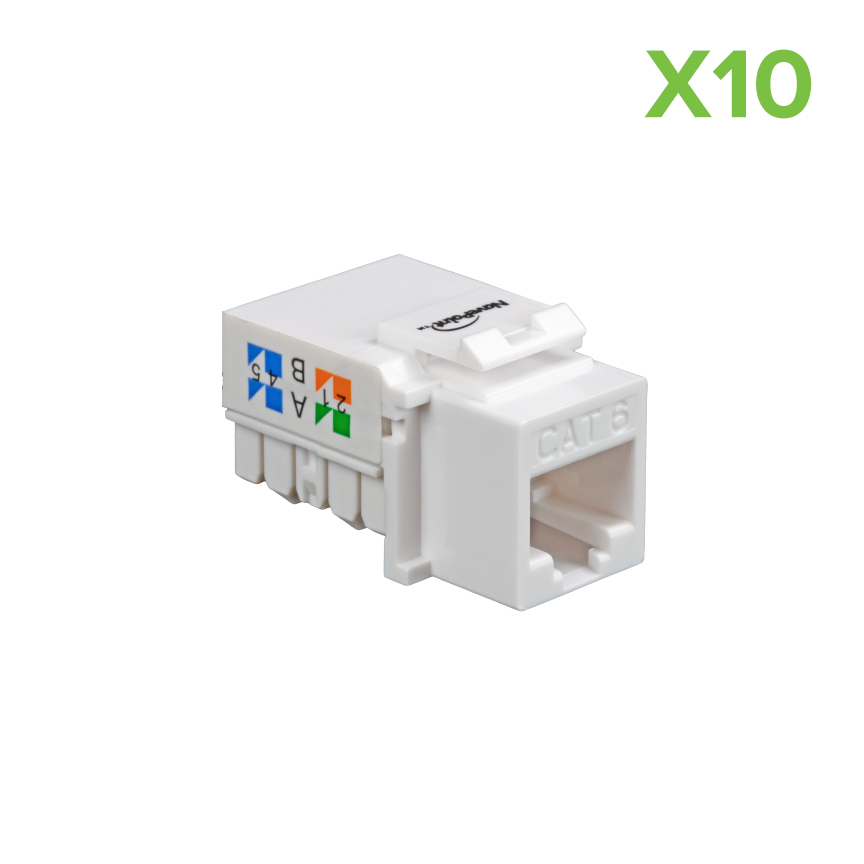 NavePoint CAT6 Ethernet Keystone