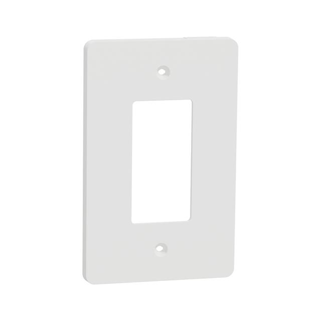 1 GANG MID+ WALL PLATE WH