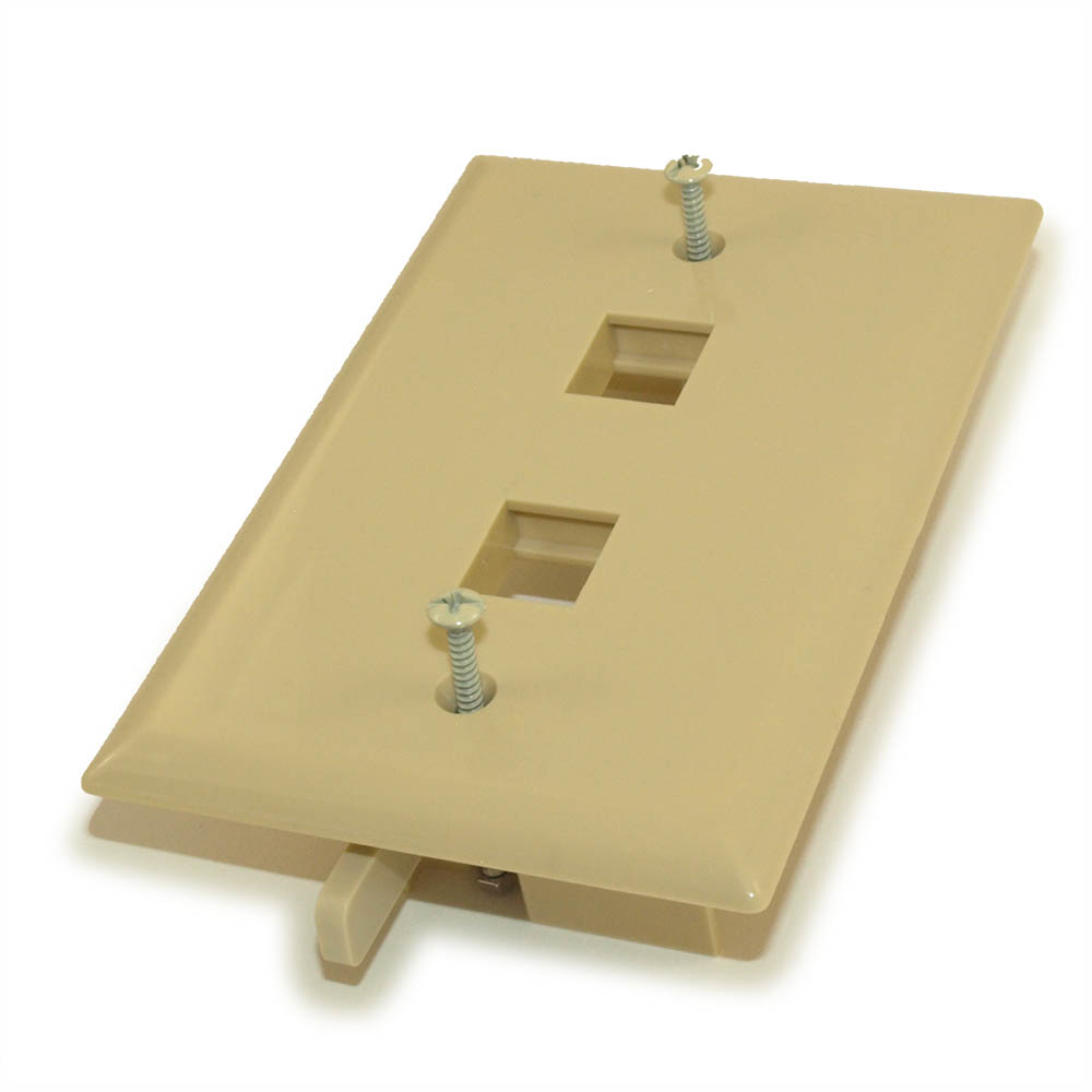 Wallplate: Keystone 2H Latch Ivy