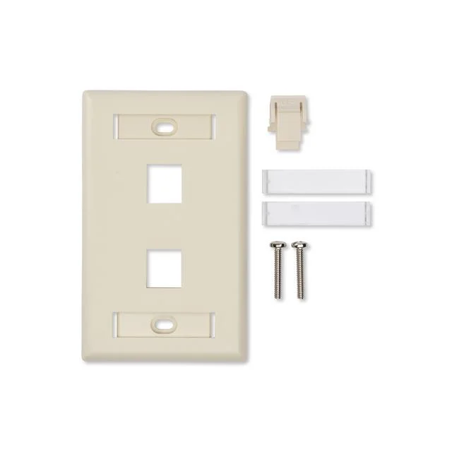 KCONN FACEPLATE 4-P SG WHITE