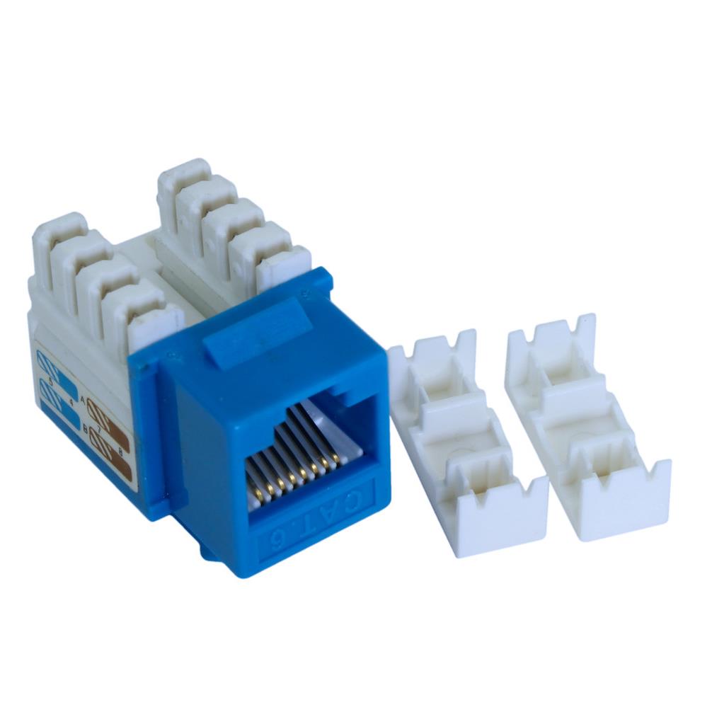 Keystone Insert CAT6 RJ45 Blue