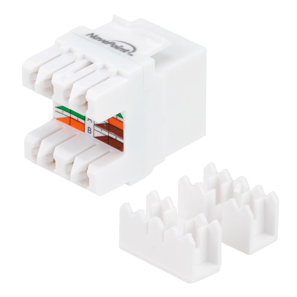 CAT5E Keystone Jack, Snap-In, 18