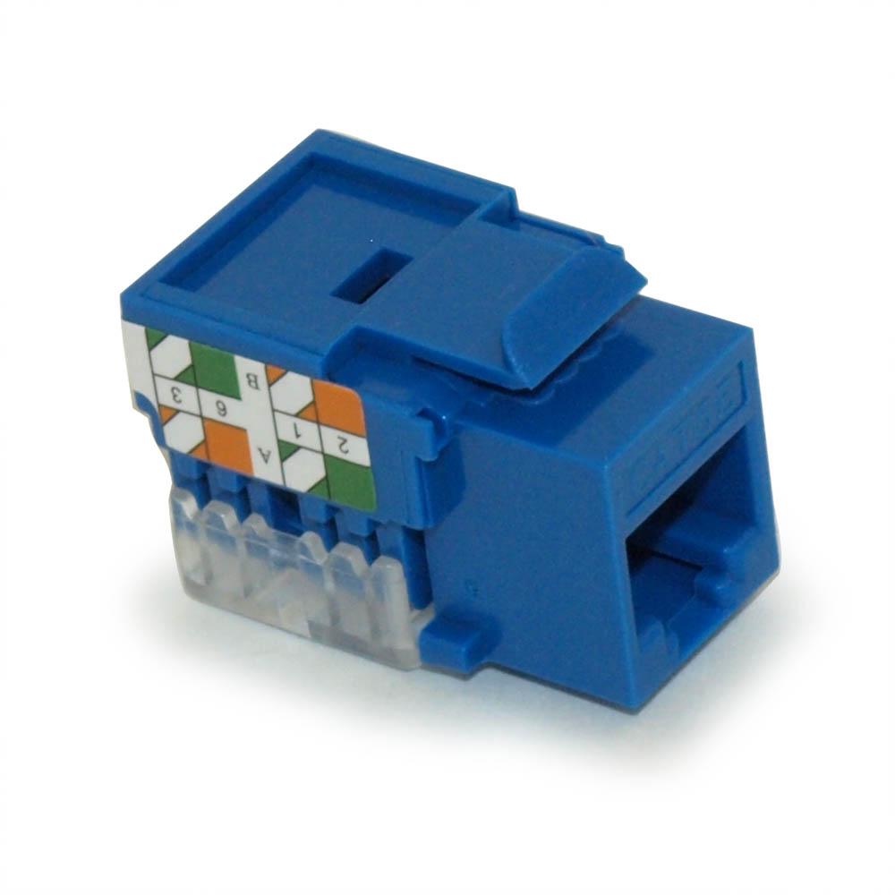 Keystone Insert CAT5E RJ45 Blue