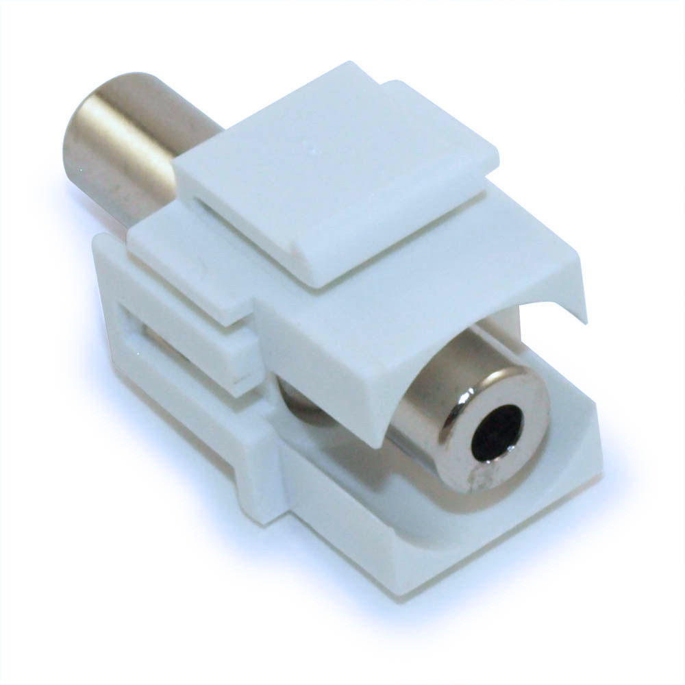 Keystone Insert 3.5mm TRS White