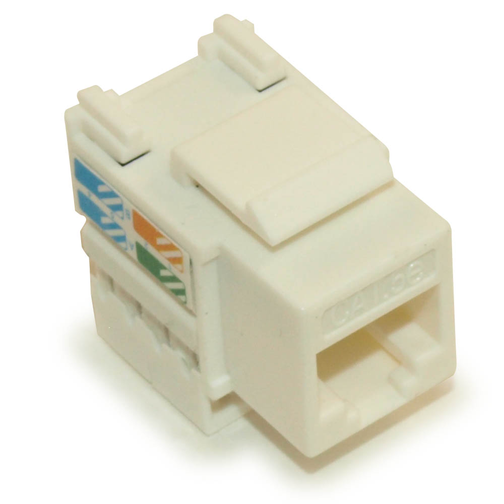 Keystone Insert CAT5E RJ45 White