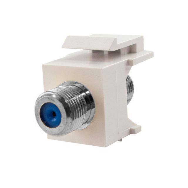 F-CONNECTOR WHT KEYSTONE - 1EA/B