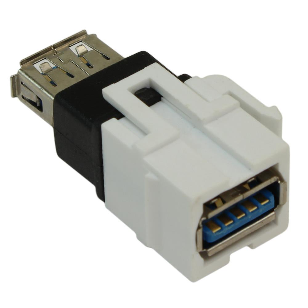 Keystone Insert USB3 TypeA White