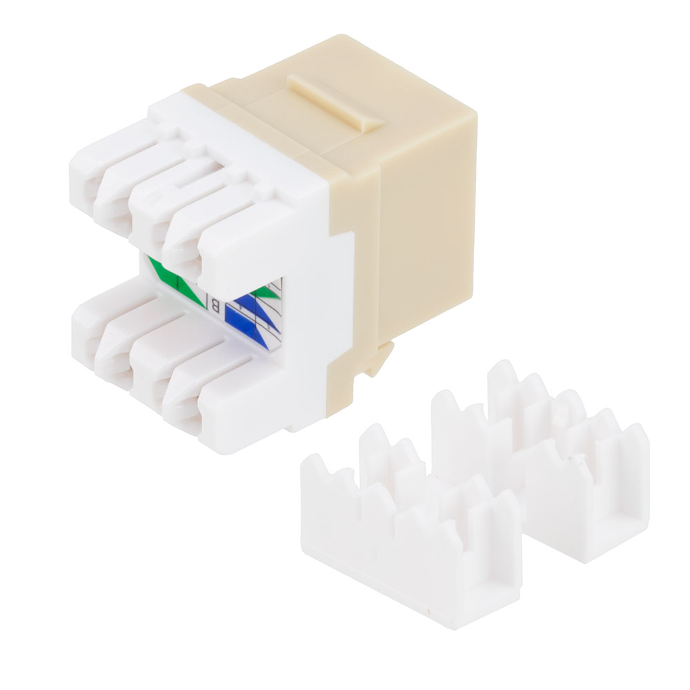 CAT5E Keystone Jack, Snap-In, 18