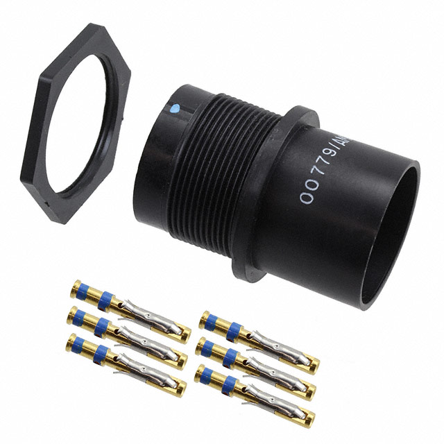 CONN LGH RCPT 7POS CIRC PNL MNT