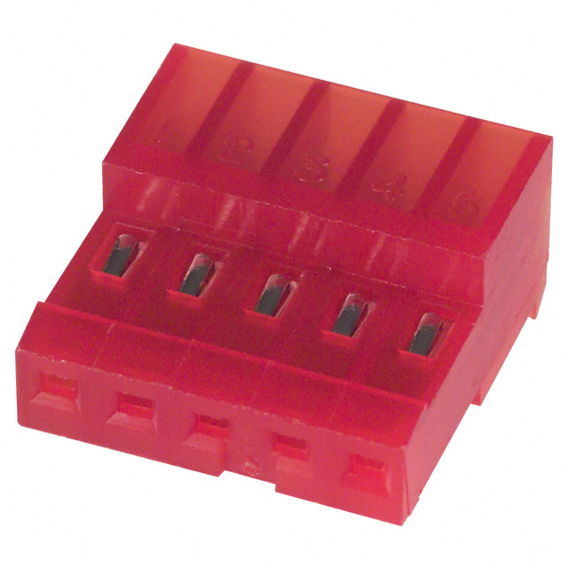 CONN RCPT 5POS IDC 22AWG TIN