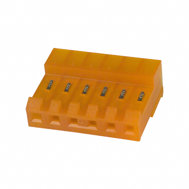 CONN RCPT 6POS IDC 18AWG TIN