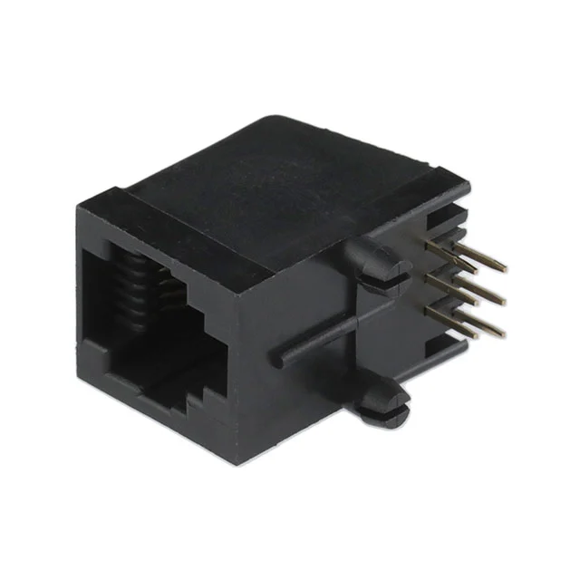 CONN MOD JACK 6P6C R/A UNSHLD