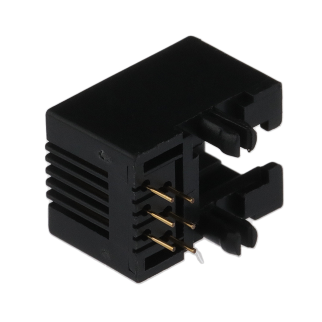 CONN MOD JACK 6P6C R/A UNSHLD CONN MOD JACK 6P6C R/A UNSHLD