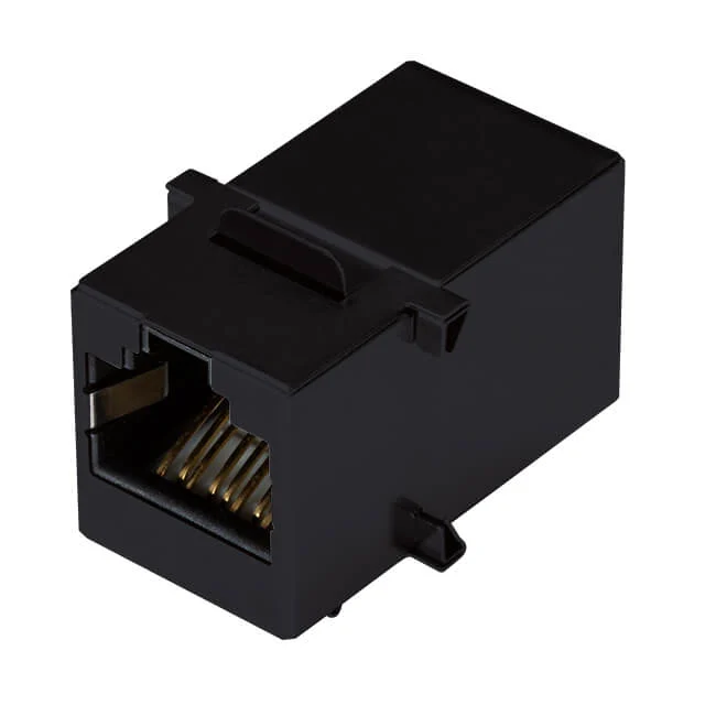 RJ COUPLER, 2 PORT, 6P6C, 6U, MO RJ COUPLER, 2 PORT, 6P6C, 6U, MO