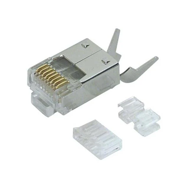 PLUGRJ45 CAT6 SHLD W/SR