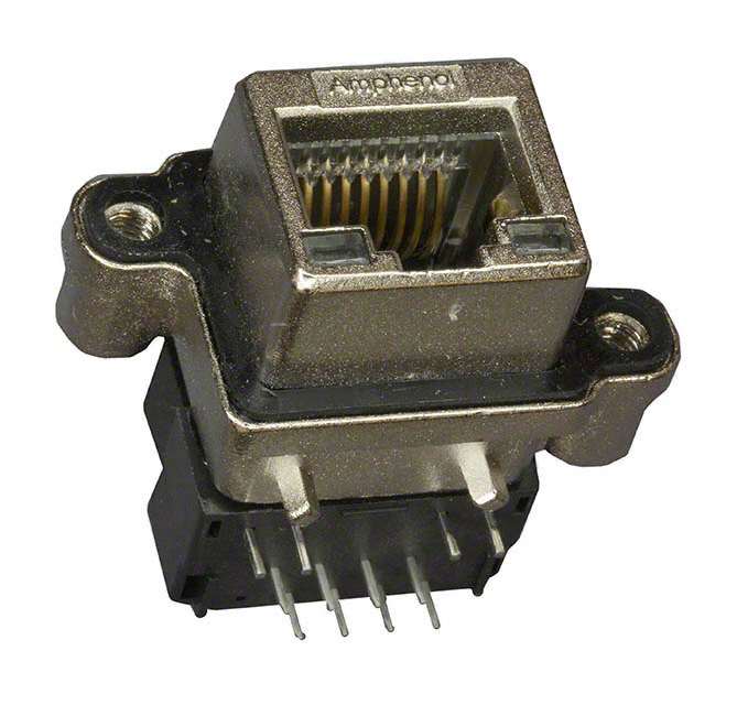 CONN MOD JACK 8P8C R/A UNSHLD