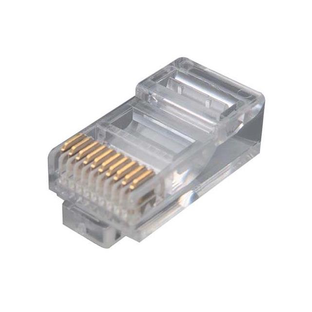 PLUG RJ45(10X10)RND CBL 100PK PLUG RJ45(10X10)RND CBL 100PK