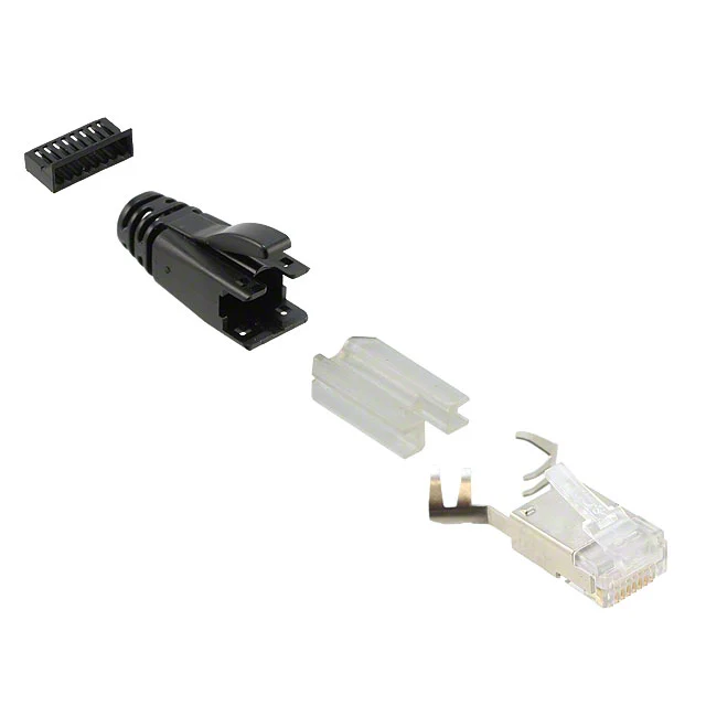 CONN MOD PLUG 8P8C SHIELDED