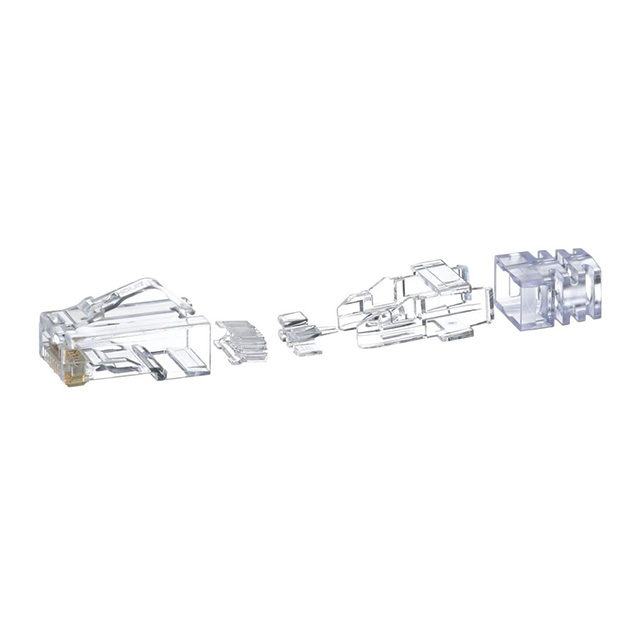 8-POSITION, 8-WIRE MODULAR PLUG,