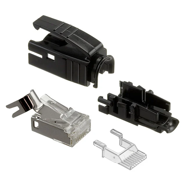 CONN MOD PLUG 8P8C SHIELDED