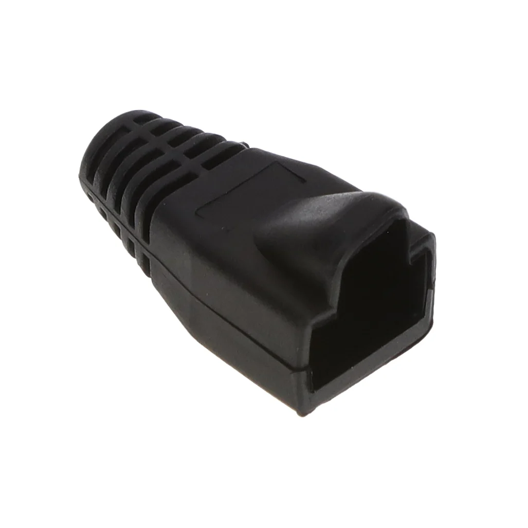RJ45 STRAIN RELIEF BOOT-BLACK
