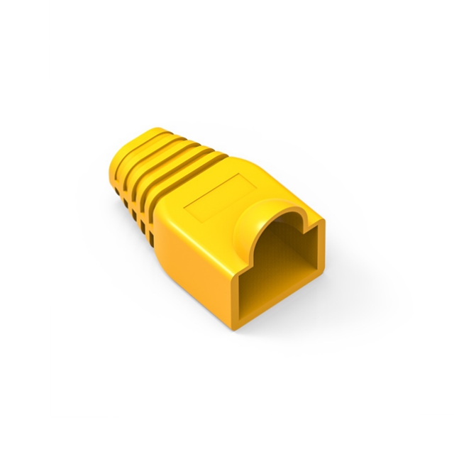 BOOT FOR RJ45 PLUG, YELLOW