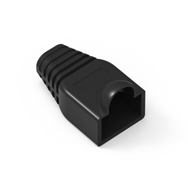 BOOT FOR RJ45 PLUG, BLACK