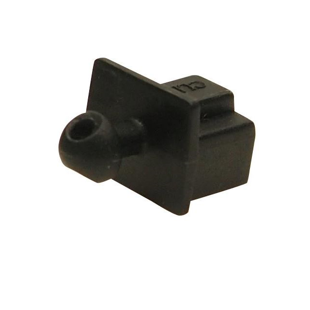 DUST COVER RJ45 BLACK