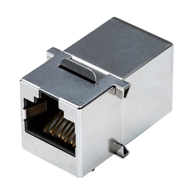RJ COUPLER, 2 PORT, 8P8C, 6U, MO RJ COUPLER, 2 PORT, 8P8C, 6U, MO