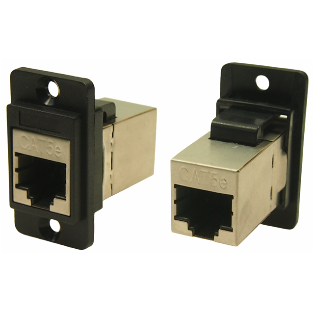 DUALSLIM CAT5E RJ45 SHIELDED BLA