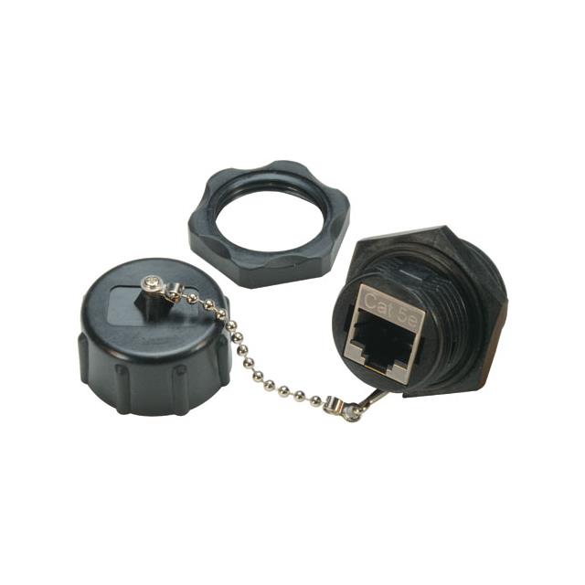 C5E RJ45 COUPLER IP67 BULKHEAD