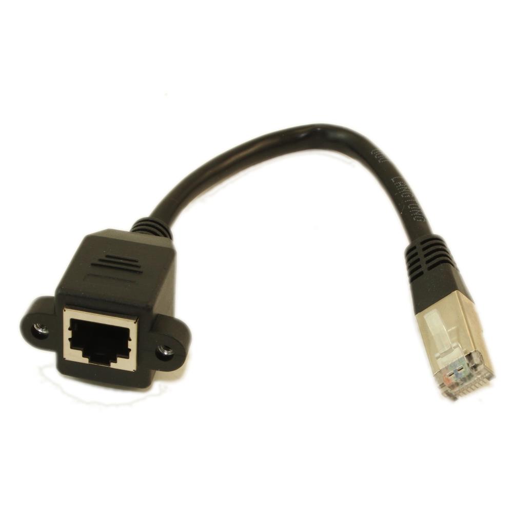 8in NET M/F PAN CON CAT5E