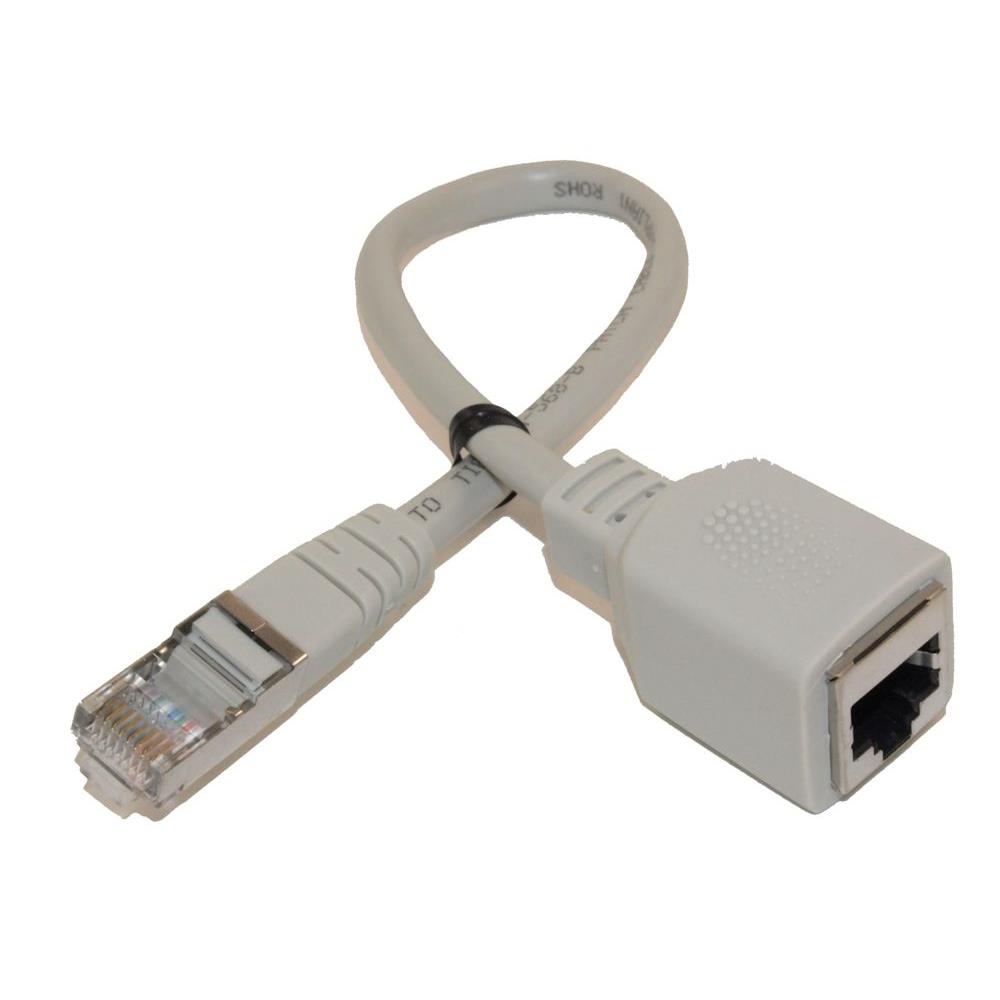 12'' CAT5E Shielded M/F Port Svr 12'' CAT5E Shielded M/F Port Svr